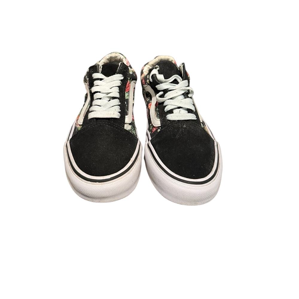 VANS Old Skool Shabby Garden Floral Canvas Suede Leather Women’s Sneakers Size 8 - Picture 4 of 9
